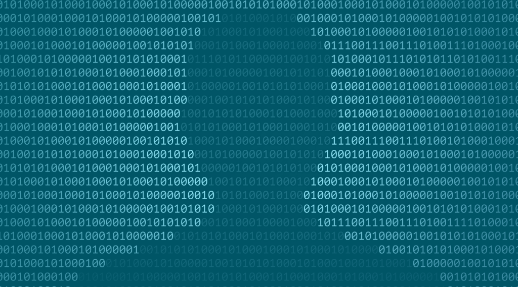 Shadowed person superimposed on screen of 0s and 1s to indicate anonymity